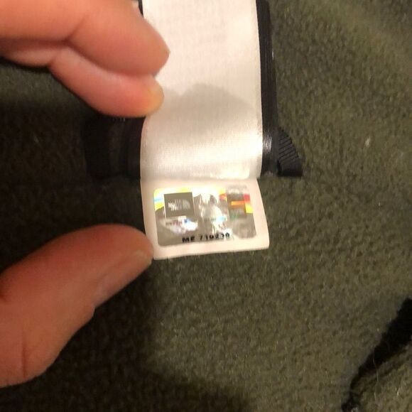 NORTH face army green polar fleece - Picture 11 of 11